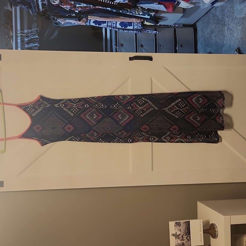Geometric maxi dress